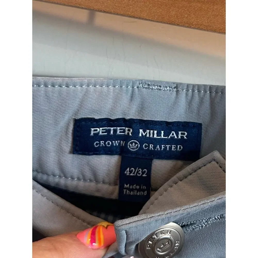 Peter Millar Men's Golf Performance 5 Pocket Casual Pants Sz 42